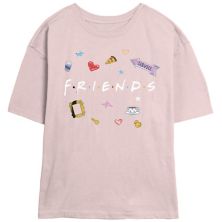 Juniors' Friends Icons Skimmer Graphic Tee Friends