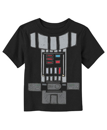 Toddler's Star Wars Darth Vader Cartoon Costume  Toddler T-Shirt Disney Lucasfilm