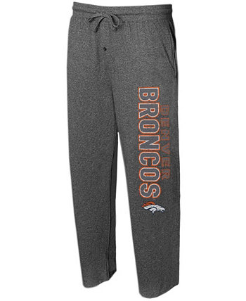 Мужские темно-серые брюки Denver Broncos Quest Knit Lounge Pants Concepts Sport