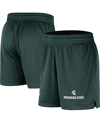 Мужские зеленые сетчатые спортивные шорты Michigan State Spartans Nike