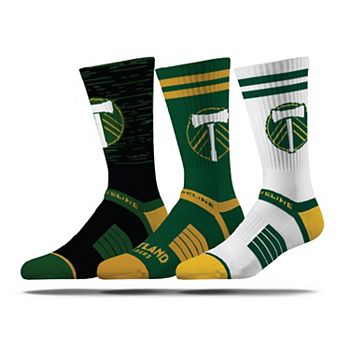 Мужские носки Strideline Portland Timbers, комплект из 3 пар с логотипом и бесшовным мыском Unbranded