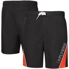 Мужские черные шорты для плавания с волейболом G-III Sports by Carl Banks Philadelphia Flyers Sunrise G-III