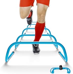 Yes4All Agility Speed Training Agility Hurdles for Athletes - 5 Pack - Speed and Agility Training Equipment for Soccer Basketball Football Hurdle Training Yes4All