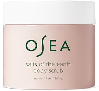 OSEA Salts of the Earth Body Scrub 12 oz - Pink Himalayan Salt Scrub - Gentle Body Exfoliation Skincare - Ideal Spa Gift for Pampering - Clean Beauty & Vegan Body Care Osea