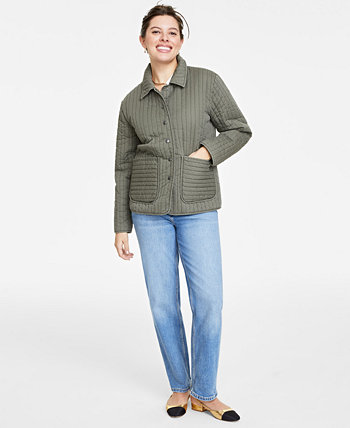 Женская стеганая куртка Chore, созданная для Macy's On 34th