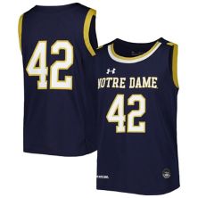 Youth Under Armour #42 Navy Notre Dame Fighting Irish Replica Team Basketball Jersey Under Armour