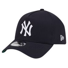 Мужская регулируемая кепка New Era Navy New York Yankees Team цвета А-образной рамки 9FORTY New Era