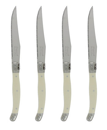 Ножи для стейка Laguiole Faux Yellow Ivory, набор из 4 шт. French Home