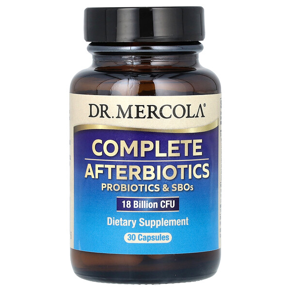 Комплексные Афтербиотики - 18 миллиардов КОЕ - 30 капсул - Dr. Mercola Dr. Mercola