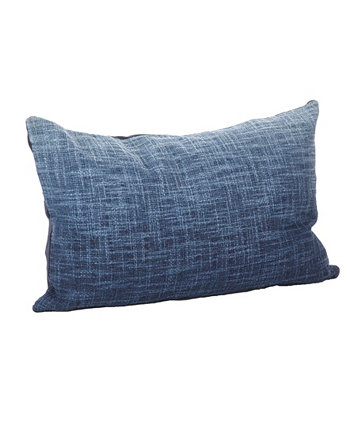 Хлопковая декоративная подушка с дизайном Ombre, 14 x 23 дюйма Saro