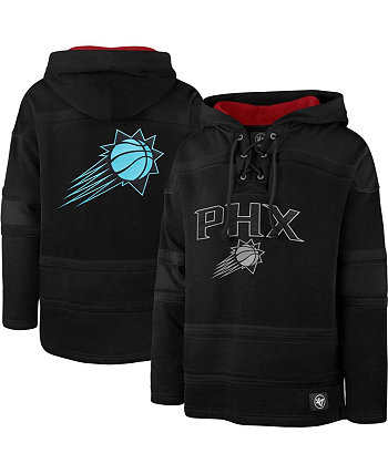 Мужская черная худи Phoenix Suns 2022/23 Pregame MVP Lacer Pullover - City Edition '47 Brand