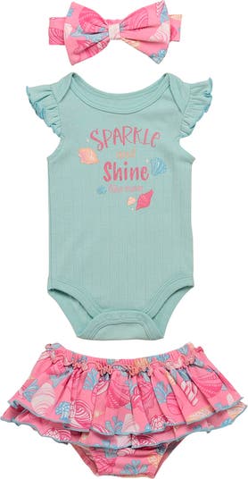 Sparkle & Shine Shell Print 3-Piece Set Baby Starters