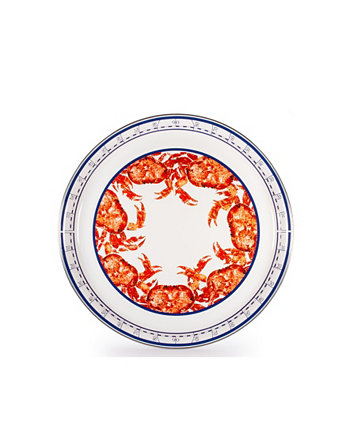 Коллекция эмалированной посуды Crab House Сервировочный поднос 15,5 " Golden Rabbit