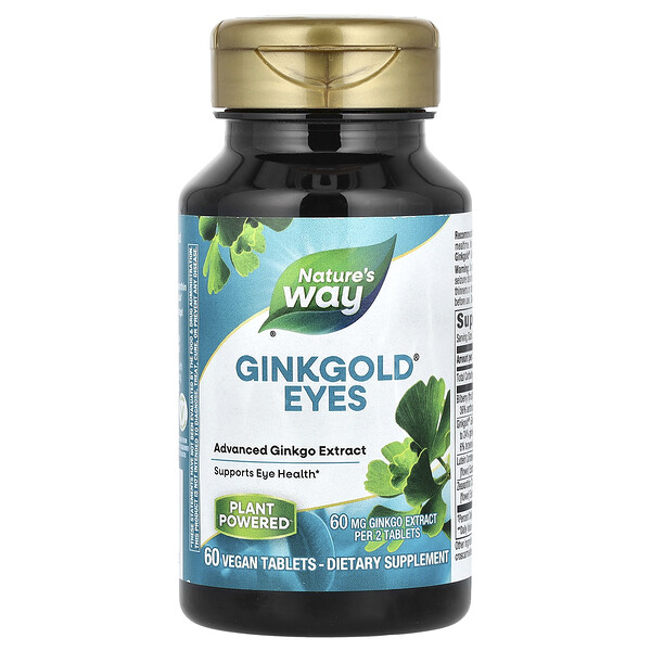 Ginkgold Eyes - 60 веганских таблеток - Nature's Way Nature's Way