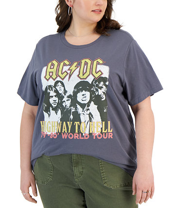 Модная футболка больших размеров с рисунком AC/DC Grayson Threads, The Label