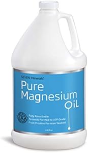 Seven Minerals Travel Size Pure Magnesium Oil - USP Grade Magnesium Spray, No Unhealthy Trace Minerals - from Ancient Underground Permian Seabed in USA, Free eBook Included (2 fl oz) Seven Minerals