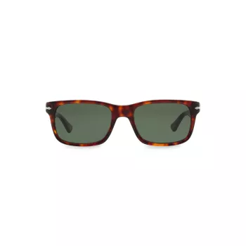 Прямоугольные солнцезащитные очки 58 мм Persol