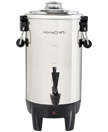 HCCU30SS Автоматическая кофейная урна на 30 чашек для быстрого заваривания HomeCraft
