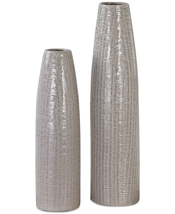 Текстурированные керамические вазы Sara, набор из 2 шт. Uttermost