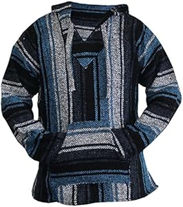 Универсальное Худи Baja Direct Del Mex Mexican Baja Hoodie Hippie Surf Poncho Sweatshirt Pullover Jerga Baja Direct