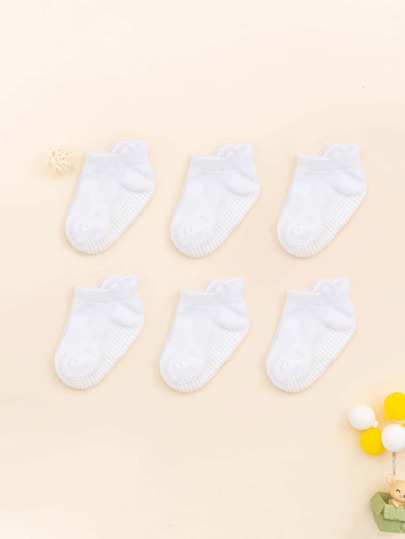 6 пар Детские нескользящие носки для мальчиков SHEIN