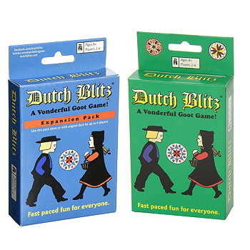 Оригинальный и синий пакет расширения Combo Card Game Set Dutch Blitz