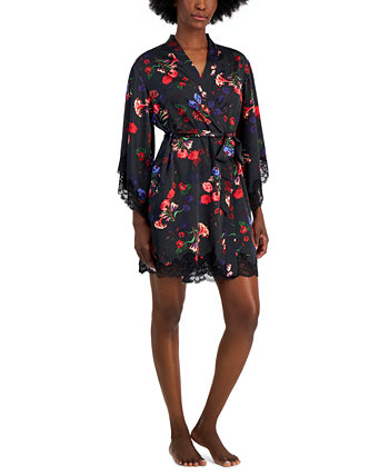 Женский халат с запахом и цветочным принтом, созданный для Macy's I.N.C. International Concepts