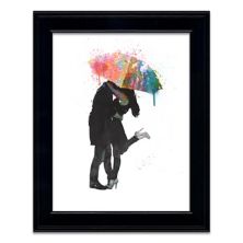 Personal-Prints Kissing in the Rain Framed Wall Art Personal-Prints