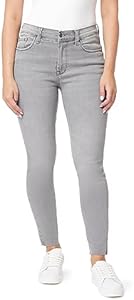 kensie Jeans for Women The Kelsey High-Rise Skinny Raw Edge Hem 28-Inch Inseam, Sizes 0-16 Kensie