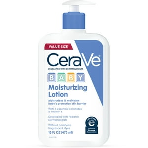 CeraVe Baby Lotion, Lightweight Moisturizing Face & Body Lotion for Baby and Toddler, 16 oz CeraVe