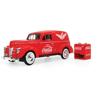 Collections Etc Coca-Cola 1940 Ford Delivery Van Collectible Die-Cast Model Motor City Classics