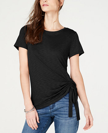 Миниатюрная футболка со сборками сбоку, созданная для Macy's INC International Concepts
