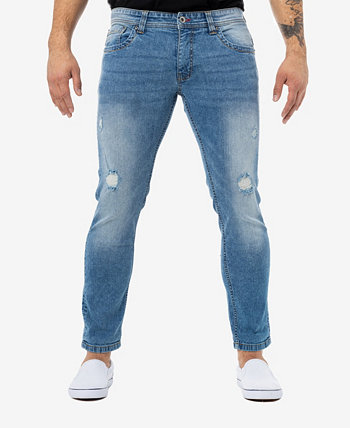 Мужские джинсы Rawx с контрастной неоновой отстрочкой Flex X-Ray