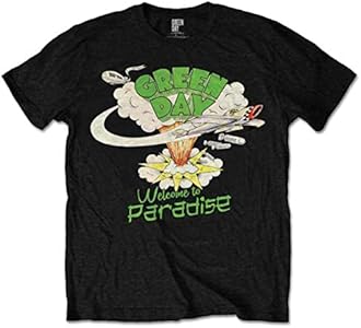 Green Day Welcome to Paradise Men's Unisex T-Shirt Black Bravado