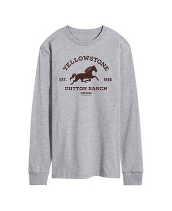 Мужская футболка с длинным рукавом Yellowstone Horse Est 1886 AIRWAVES