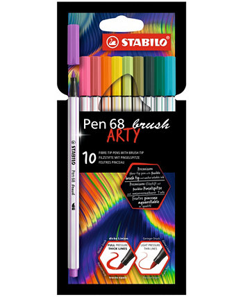 Набор кистей Pen 68 Arty, 10 предметов Stabilo