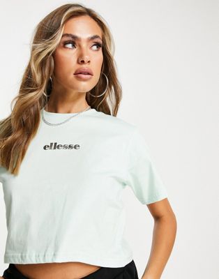 мятная укороченная футболка ellesse Ellesse