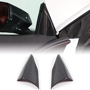 A-Pillar AC Air Vent Outlet Panel Cover Trims Compatible with Chevrolet Corvette C8 2020-2023 Cheayar