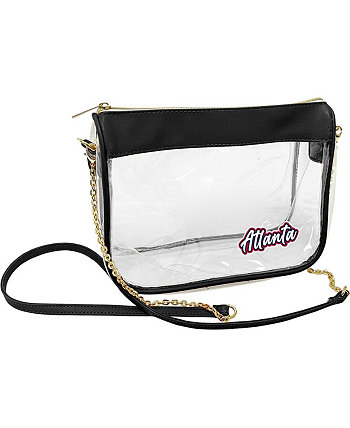 Женская прозрачная сумка через плечо Atlanta Braves Hype Stadium Logo Brand