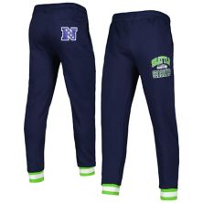 Мужские флисовые брюки-джоггеры Starter College Navy Seattle Seahawks Blitz Starter