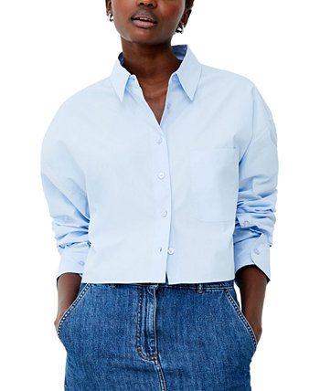 Women's Alissa Cotton Cropped Shirt French Connection