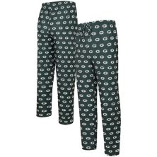 Men's Concepts Sport  Green Green Bay Packers Gauge Allover Print Knit Pants Unbranded