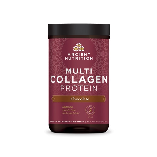 Ancient Nutrition Multi Collagen Protein Chocolate — 11,1 унций Ancient Nutrition