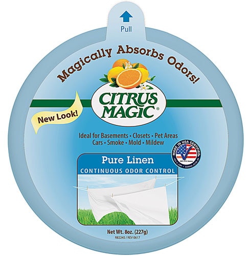Citrus Magic Odor Absorbing Твердый освежитель воздуха Pure Linen -- 8 унций Citrus Magic
