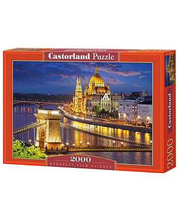 Набор пазлов «Вид на Будапешт в сумерках», 2000 деталей Castorland