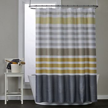 The Big One® Stripe Fabric Shower Curtain The Big One