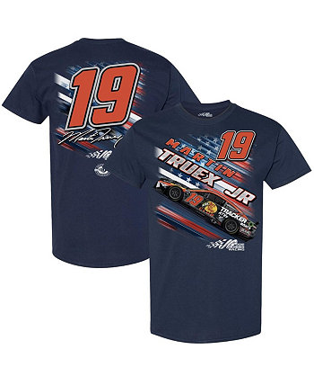 Мужская темно-синяя футболка Martin Truex Jr Patriotic Fuel Joe Gibbs Racing Team Collection