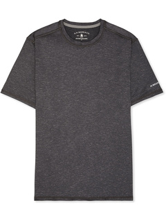 Эластичная однотонная футболка с короткими рукавами и круглым вырезом Big and Tall G.H. Bass & Co.