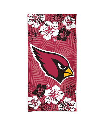 Пляжное полотенце Spectra с цветочным принтом Arizona Cardinals 60 x 30 дюймов Wincraft