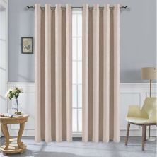 Kate Aurora Hotel Chic 2 Piece Room Darkening Grommet Top Window Curtain Panels Kate Aurora